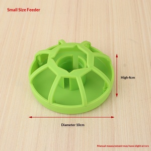 Boîte d'apprentissage pour <span class=keywords><strong>oiseaux</strong></span> bébés, gamelle anti-éclaboussures grande capacité, double usage nourriture et eau, ustensiles en plastique pour petits <span class=keywords><strong>oiseaux</strong></span> et animaux de compagnie - Product Image 2