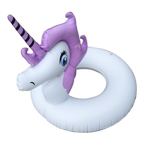 <b>Inflatable</b> Unicorn Swimming Ring 80cm PVC Child Novelty Float Water Toy - Product Image 1