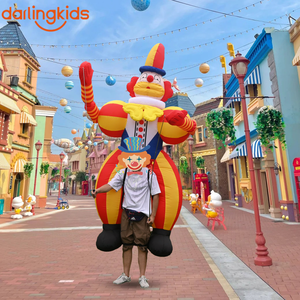 Disfraz Inflable de Payaso Colorido para Desfiles y Actuaciones Callejeras - Product Image 2