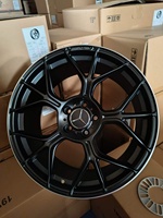 Jante tout-terrain 18 pouces en alliage coulé, 6 branches, finition noir satiné, avec Beadlock pour SUV pleine grandeur 4x4, entraxe 5x150