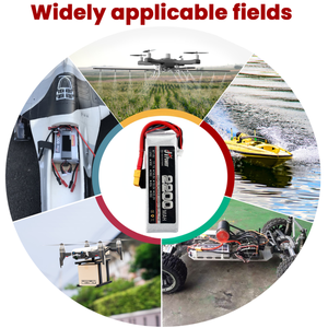 Batterie de drone FPV <span class=keywords><strong>Turnigy</strong></span> 2200mah 2S 25C Lipo de haute qualité, batteries lithium-ion en pochette excellentes et longue durée de vie - Product Image 3