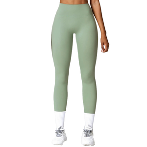 Nouveau design Lulu 20236 Align Summer Nude, pantalon de sport de fitness, leggings de yoga pour femmes, taille haute, élastique, uni, en spandex/nylon - Product Image 1