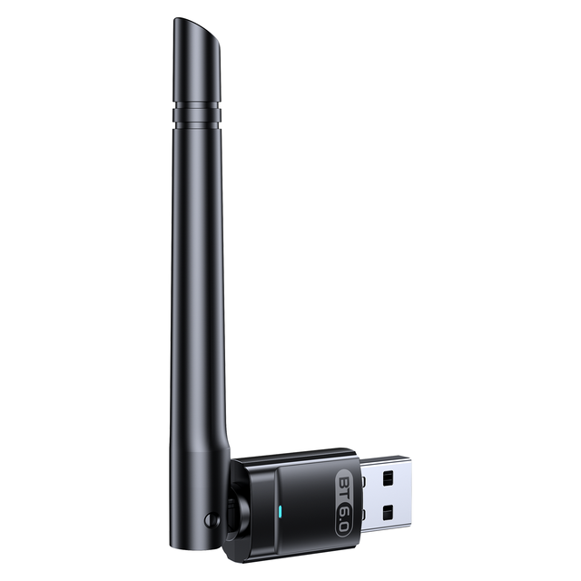 Long Range USB  Adapter for PC,Wireless Transmitter Receiver,Supports 5 Devices,Plug and Play