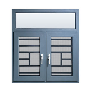 Le plus populaire Prix compétitif Insonorisé Aluminium Maison Fenêtres Verre Design Mullion Fenêtres à battants - Product Image 1