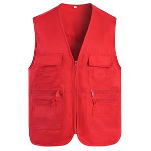 Veste de travail et de pêche pour homme, été, coupe-vent, durable, anti-rétrécissement, multi-poches, logo personnalisé, pour travaux en extérieur - Product Image 3