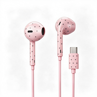 Écouteurs intra-auriculaires filaires de type C, transmission audio stable, son haute définition, pour smartphones de type C