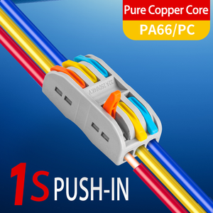 โรงงานไทเฮค วาโกส 221-412/413/415 ชุดสปริงซีรีส์ 221 ตัวเชื่อมต่อแบบเกลียว รวดเร็ว ปลอดภัย และรวดเร็ว สำหรับสายไฟแบบอ่อนและแบบแข็ง - Product Image 4