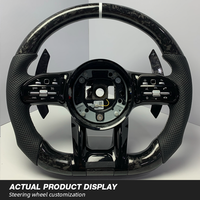 Volant de voiture sport en cuir forgé sur mesure pour Benzs AMG C190 W117 W166 W177 W197 W205 W213 W216 W217 W253 GLE