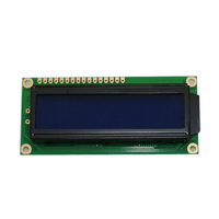 وحدة عرض LCD أحادية اللون بخطوط صغيرة 16*2 مع وحدة تحكم ST7066U وتقنية COB