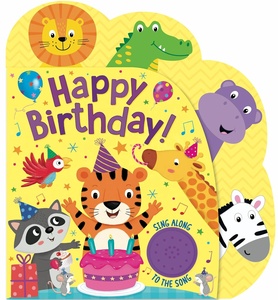 Livre sonore interactif Joyeux <span class=keywords><strong>Anniversaire</strong></span> : Chansons d'Animaux de la Jungle <span class=keywords><strong>à</strong></span> <span class=keywords><strong>Chanter</strong></span> en Groupe <span class=keywords><strong>pour</strong></span> Tout-Petits - Product Image 1