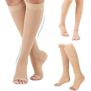 Calcetines <span class=keywords><strong>de</strong></span> Compresión S-XXL Médicos para Prevenir Várices, Calcetines <span class=keywords><strong>de</strong></span> Soporte sin Dedos para Mujeres y Hombres, 1 Par - Product Image 2