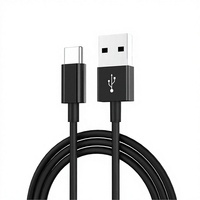 Câbles USB Type-C en alliage d'aluminium avec connecteur en nylon tressé et âme en cuivre pur (1m) pour téléphones portables, banques d'alimentation, tablettes - 10W 2A