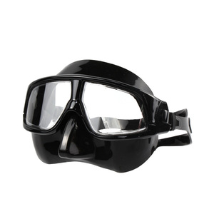 Máscara de Buceo de Silicona con Dos Ventanas de Vidrio Templado Antivaho para Adultos, Deportes Acuáticos - Product Image 1