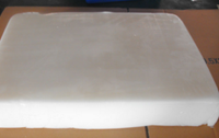Base de savon transparente à faire fondre et à couler, faite à la main, à base d'huile de coco naturelle végétalienne, d'huile d'olive et de beurre de karité, fournie directement par l'usine