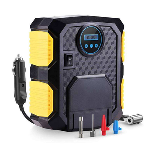 Compresseur d'air numérique ABS 12V portable pour voiture, <span class=keywords><strong>gonfleur</strong></span> de pneus 150 PSI avec lumière LED, outils d'urgence sans fil pour voiture - Product Image 1
