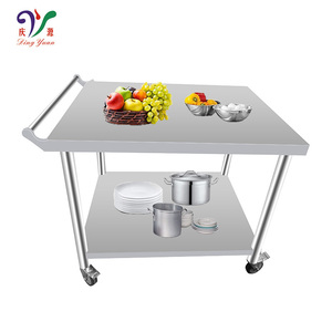 Foshan Fournisseur OEM ODM En Acier Inoxydable Restaurant Personnalisé Restauration <span class=keywords><strong>Table</strong></span> De Travail <span class=keywords><strong>Chariot</strong></span> - Product Image 1