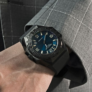 Reef Tiger/RT-reloj deportivo grande, negro, automático, mecánico, resistente al agua, para buceo, RGA6903 - Product Image 2