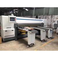 Machine de découpe et de rainurage automatique CNC chinoise, haute précision, moteur 11 kW, scie à poutre horizontale pour panneaux de bois, 3700 mm max