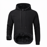 Sweat à capuche surdimensionné de qualité supérieure 450 g/m² avec impression en relief, streetwear, impression sérigraphique noire personnalisée, sweat à capuche pour homme