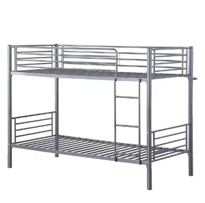 Letto a Castello in Metallo Resistente con Sponde di Sicurezza e Scala Laterale, Salvaspazio ed Economico per Dormitori Europei, Appartamenti e Case in Affitto - Product Image 5