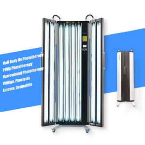 Cabina de cuerpo completo, fototerapia UV, máquina de tratamiento de eccema de vitiligo, psoriasis, 311nm - Product Image 2