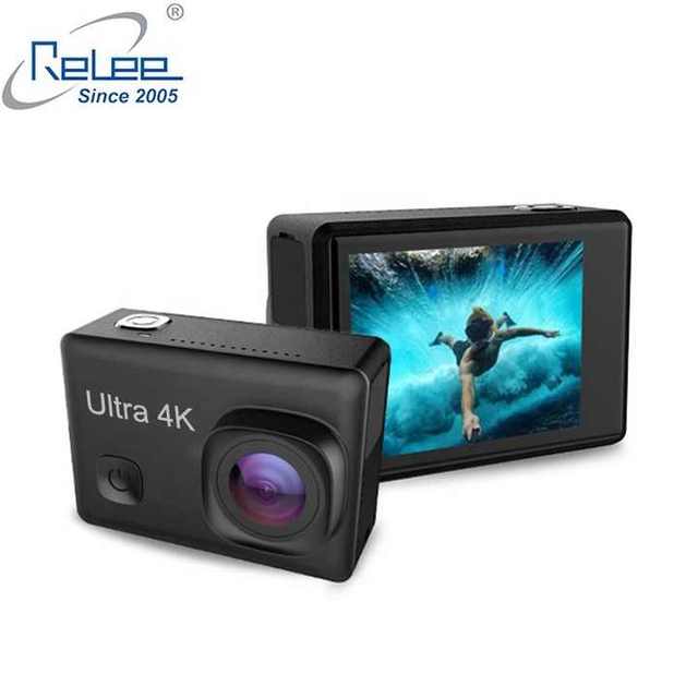 16MP 4K Slow Motion Sport Camera Night Vision 2.5D Waterproof Touch Screen Electronic Image Stabilization (EIS) for Outdoor