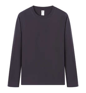 T-shirt a <span class=keywords><strong>Maniche</strong></span> <span class=keywords><strong>Lunghe</strong></span> da <span class=keywords><strong>Uomo</strong></span> di Alta Qualità 100% Cotone Tinta Unita Abbigliamento Moda <span class=keywords><strong>Uomo</strong></span> Traspirante Girocollo Maglie da <span class=keywords><strong>Uomo</strong></span> - Product Image 2