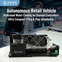 Kit de refroidissement liquide intégré OCOCOO AC-160 avec pompe CC sans balais triphasée et ventilateur de radiateur pour applications industrielles IA HPC
