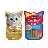 Pouch Puree Kucing yang Dapat Dijilat, Cetak Kustom, Sachet Camilan Hewan Peliharaan Basah, Segel Belakang dengan Lubang Sobek, Food Grade, Anti Bocor, Grosir Pabrik