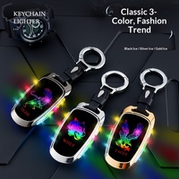 Encendedor de Plasma Recargable con Llavero |   Luz LED de Colores, Encendedor de Llavero para Coche, Regalo para Hombre