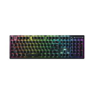คีย์บอร์ดสำหรับเล่นเกม <span class=keywords><strong>V2</strong></span> Razer Deathstalker แบบมีสาย-แผ่นด้านบนทำจากอลูมิเนียมทนทาน, ลูกกลิ้งและปุ่มสื่อแบบมัลติฟังก์ชั่น, ไฟ Chroma RGB - Product Image 1