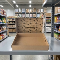 Boîte de rangement en carton recyclable et robuste pour 12/24/36 canettes de boisson, 330 ml, pour canettes de bière, supermarché, avec pelliculage mat et gaufrage