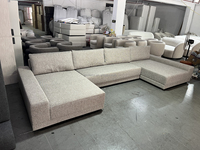 Weißes Luxus-Ecksofa für Zuhause, Wohnzimmermöbel, Lounge-Garnitur, 3-Sitzer Moderne Sektionalsofas in L- und U-Form für das Wohnzimmer