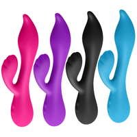 Duale Stimulation Klitoris-Massagegerät Vibration Silikon-Massage Sexspielzeug Weibliche Masturbationsprodukte G-Punkt Vibrator für Frauen Sexspielzeug