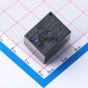 BRD-SS-124LM Power Relay Through hole,19.2x15.5mm Relay 24V 1 Normally Open: 1A (SPST-Normally Open)::: 4 15A-125VAC/12A-250VAC - Product Image 1