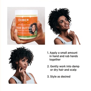 Crema de Manteca Capilar Natural de Aceite de Coco y Semilla de Uva Ekber, Más Vendida, <span class=keywords><strong>para</strong></span> Reparar e <span class=keywords><strong>Hidratar</strong></span>, <span class=keywords><strong>Acondicionador</strong></span> Capilar Orgánico con Aceite de Argán - Product Image 6