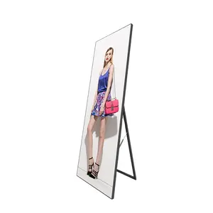 P2.5 Empalme sin costuras Reproductor de publicidad inteligente portátil Pantalla LED Pantalla Digital de póster LED para interiores para eventos