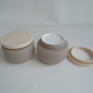 Cổ phiếu sẵn sàng miệng rộng chăm sóc da <span class=keywords><strong>container</strong></span> nhựa <span class=keywords><strong>PE</strong></span> Jar 250ml mỹ phẩm cơ thể chà mặt kem Jar <span class=keywords><strong>container</strong></span> - Product Image 4