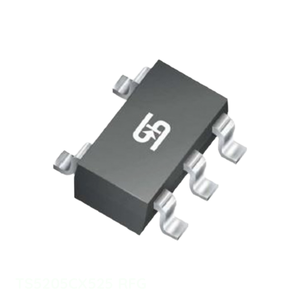 ไอซีจัดการพลังงาน (PMIC) REG LINEAR 2.5V 150MA SOT25 มีสินค้าในสต็อก SC 74A, SOT 753 TS5205CX525 ชุดอุปกรณ์ RFG ชิ้นส่วนอิเล็กทรอนิกส์ - Product Image 1