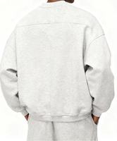 Sweat-shirt ample et épais de style streetwear, en molleton premium, col rond, coupe oversize, design personnalisé pour hommes