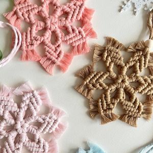 <span class=keywords><strong>Natale</strong></span> decorazione per la casa decorazione dell'albero fatto a mano <span class=keywords><strong>natale</strong></span> ornamento per la decorazione di macramè fiocco di neve <span class=keywords><strong>natale</strong></span> - Product Image 2