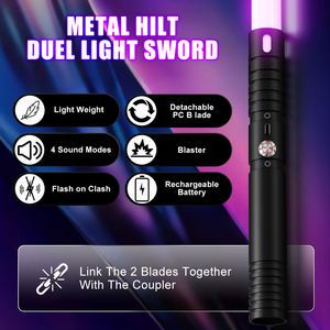 <span class=keywords><strong>Sabre</strong></span> laser pour enfants, LED lumineux, son de combat, idéal pour cosplay et fêtes, rechargeable, en métal, vente en gros, directement de l'usine, personnalisable en vrac - Product Image 5