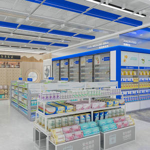 01-XDKJS-A, tienda de farmacia, diseño de interiores, tienda de <span class=keywords><strong>Medicina</strong></span> de madera moderna, estante de exhibición para tienda de farmacia, muebles de exhibición - Product Image 1
