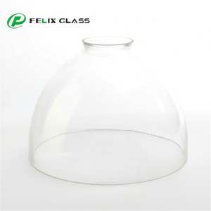 Abat-jour cylindrique en verre transparent durable, taille personnalisée, écologique, pour suspension moderne d'intérieur, couvercles de lampe faits à la main - Product Image 5