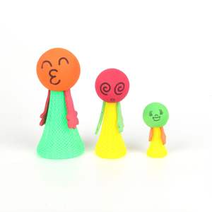 Grand dessin animé mignon Expression <span class=keywords><strong>EVA</strong></span> poupée elfe rebondissante petit homme créatif pour les enfants âgés de 5 à 7 petit cadeau transfrontalier - Product Image 4