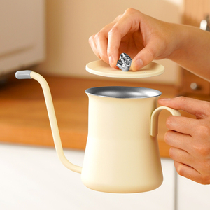 หม้อต้มกาแฟแบบมีหูสำหรับครัวเรือนหม้อต้มกาแฟทำจากสเตนเลสสตีลแบบ304 - Product Image 5