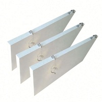 Panneau acoustique suspendu en fibre de verre de 40 mm d'épaisseur, suspension verticale, couleur au choix, aspect bois