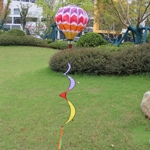 <span class=keywords><strong>Montgolfière</strong></span> Vent Spinner Arc-En-Ciel Suspendu Vent Twister Jardin Extérieur Décor Enfant Cadeau Festival Célébration <span class=keywords><strong>Montgolfière</strong></span> - Product Image 2