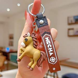 Vente en gros Porte-clés PVC Adorables Chevaux Cartoon Année du Cheval 2026, Pendentifs <span class=keywords><strong>pour</strong></span> Sacs et Accessoires <span class=keywords><strong>de</strong></span> Sac à Dos, Porte-clés PVC <span class=keywords><strong>pour</strong></span> Couples, <span class=keywords><strong>Cadeau</strong></span> - Product Image 6