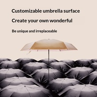 Parapluie pliant automatique personnalisé anti-UV et imperméable de 50-55 cm, protection contre les chocs, idéal pour la rentrée scolaire et les affaires – Remise d'usine